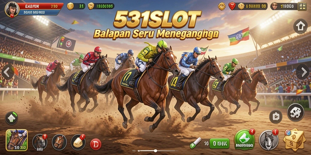 Tampilan menarik dari gameplay Racing di 531SLOT.