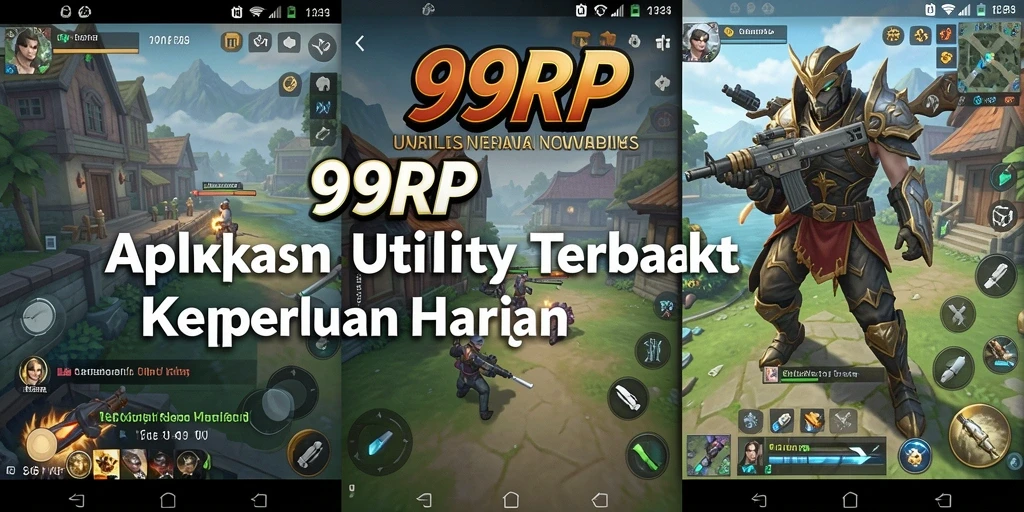Screenshot utama 99RP menampilkan antarmuka pengguna yang menarik.