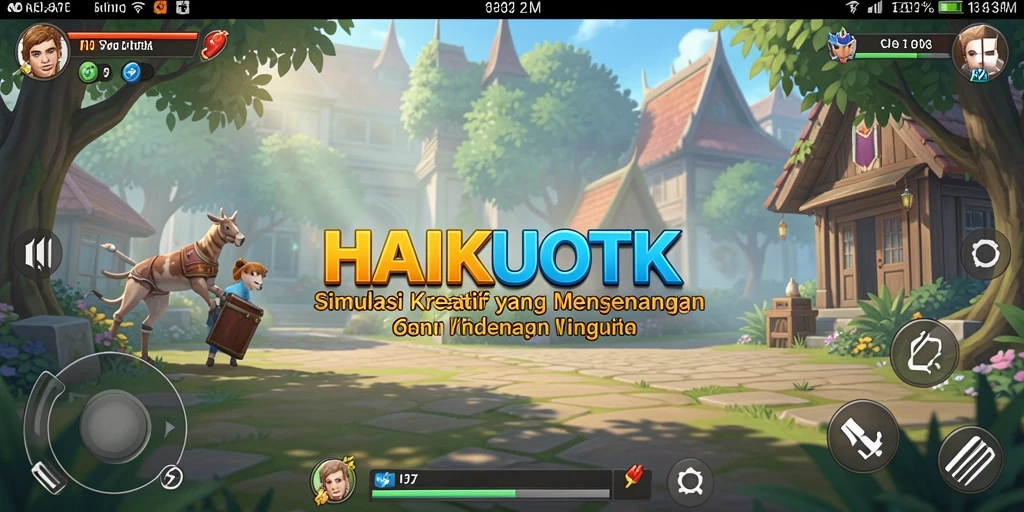 Tampilan gameplay HAIKUOTK yang menarik dan interaktif.