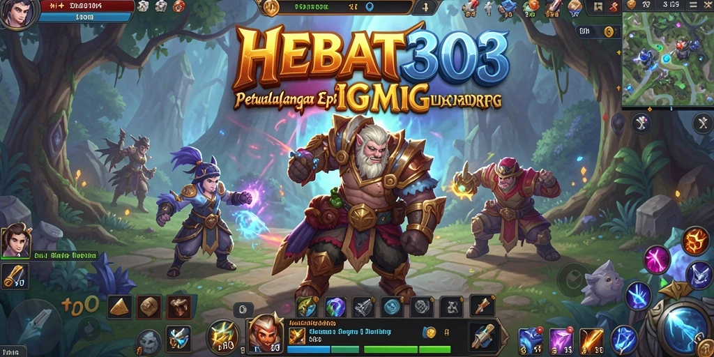 Screenshot HEBAT303 menampilkan aksi seru di dunia MMORPG.