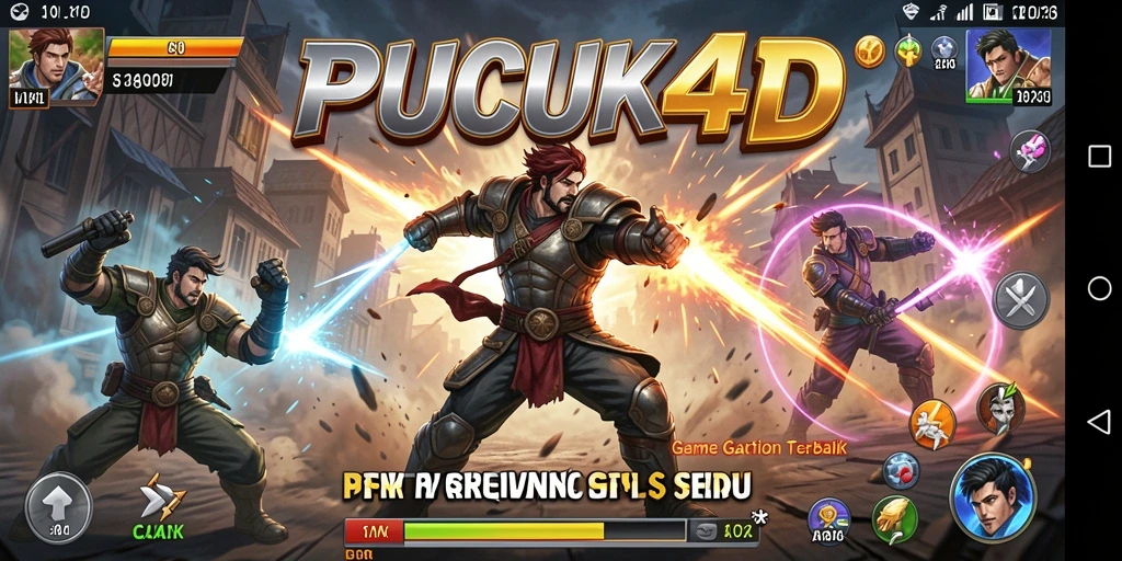 Gameplay seru PUCUK4D dengan pertarungan mendebarkan antara para karakter.