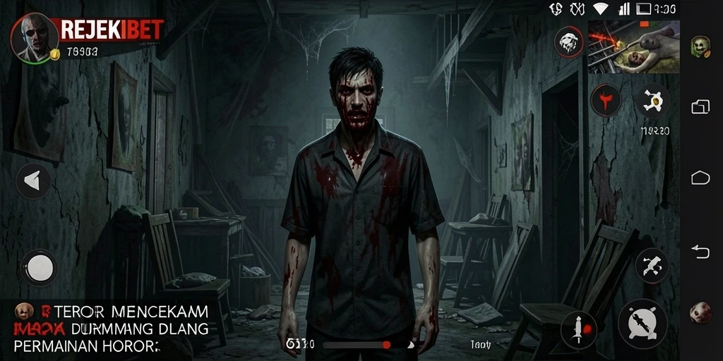 Screenshot gameplay menakutkan di REJEKIBET.