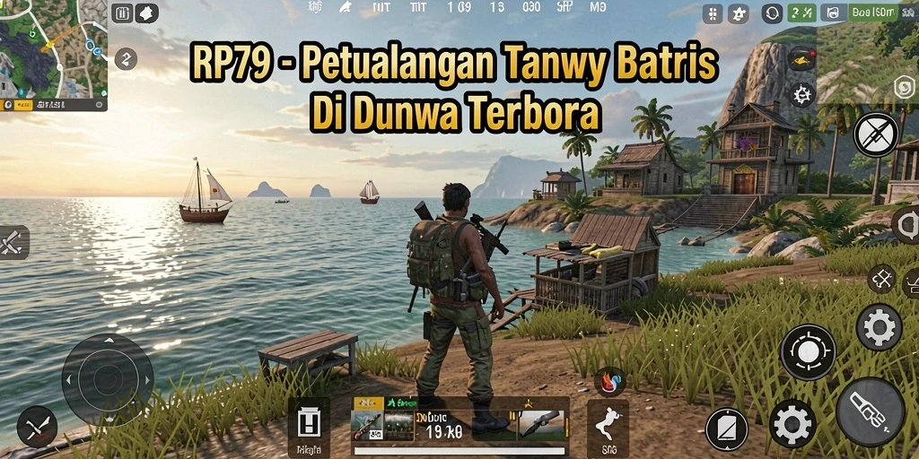 Tangkapan layar RP79 menampilkan aksi mendebarkan di dunia terbuka.
