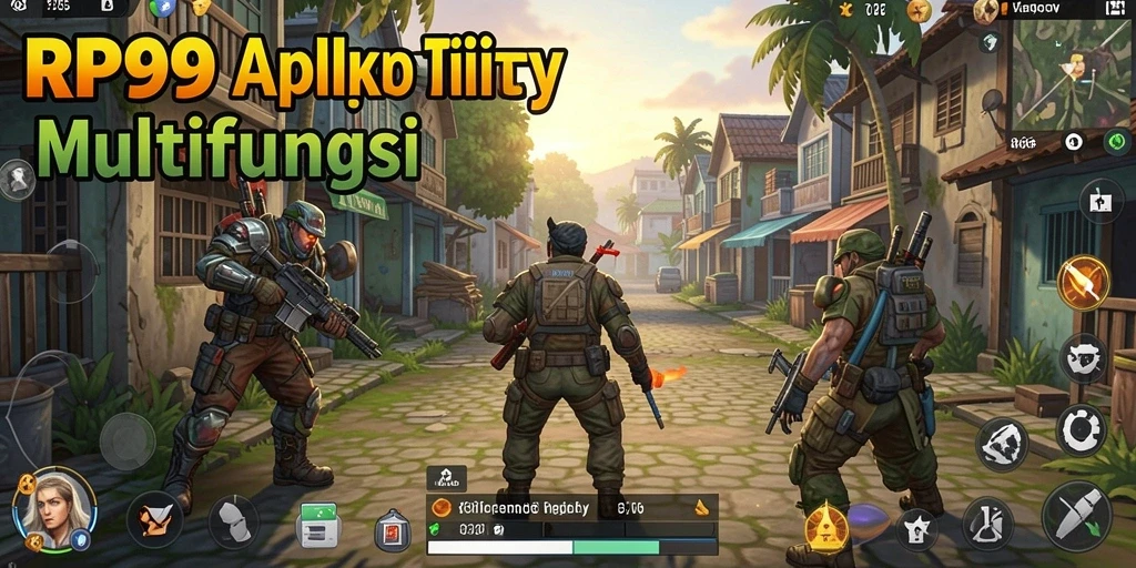 Tampilan utama RP99 dengan fitur-fitur Utility yang lengkap.