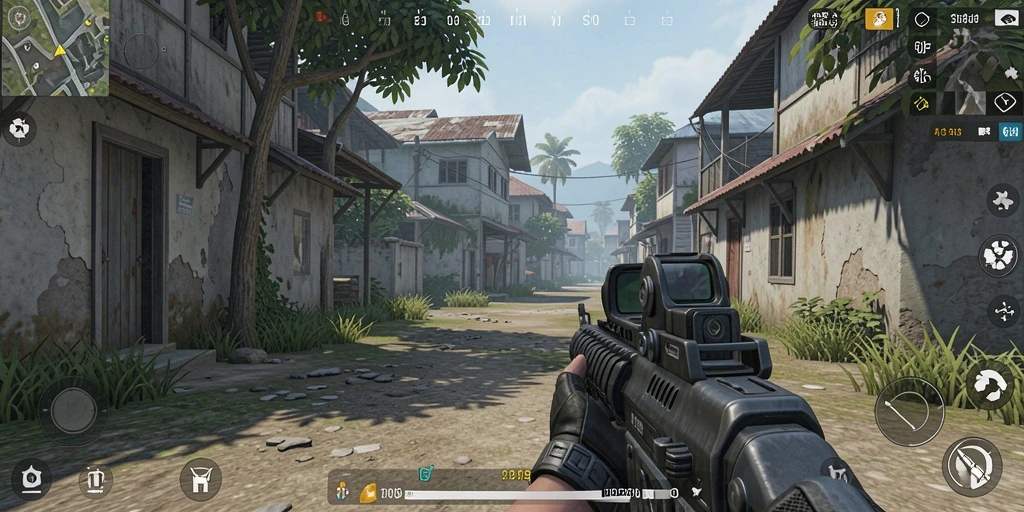 Tampilan gameplay V07 yang memukau dan menantang.
