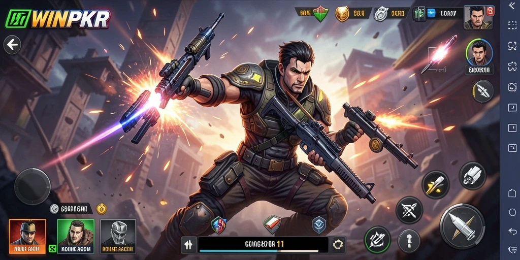 Gameplay seru dalam aksi menegangkan di WINPKR.