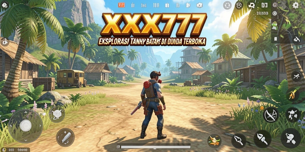 Gameplay seru dalam dunia terbuka yang luas di XXX777.